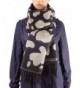 Yacun Women's Leopard Print Soft Pashmina Shawl/ Wrap/Stole Infinity Scarf - Black - C6128MDBYTT