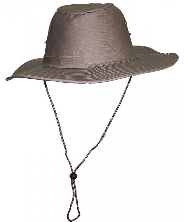 2 3/4 Wide Brim Men Safari/Outback Summer Hat w/Snap up Sides Tan  CL11JP1959J