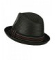 Mens Paper Woven Straw Fedora