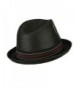 Mens Paper Woven Straw Fedora in Men's Fedoras