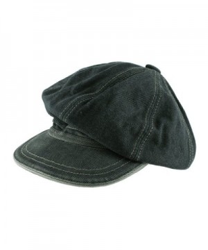 Morehats Jean Cotton Flat Cap Cabbie Hat Gatsby Ivy Irish Hunting Newsboy Hunting Beret - Jean - CI11LHPI911