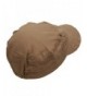 Hatiya Cotton Herringbone Army Cap Tan in Men's Newsboy Caps