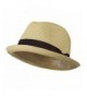 Toyo Paper Straw Fedora Hat - Tan W19S62C - CR11D3H6GST