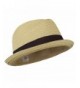 Toyo Paper Straw Fedora Hat