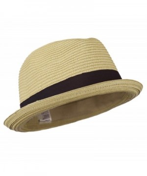 Toyo Paper Straw Fedora Hat