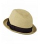 Toyo Paper Straw Fedora Hat in Men's Fedoras