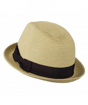 Toyo Paper Straw Fedora Hat in Men's Fedoras