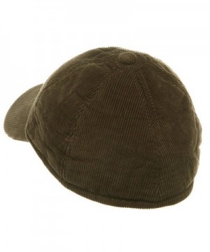 Mens Corduroy Warmer Flap Cap