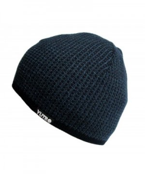 YUTRO Fashion Men's Oversized Stretch Wool Knitted Winter Beanie Hat - Navy Blue - CQ129PVUW59